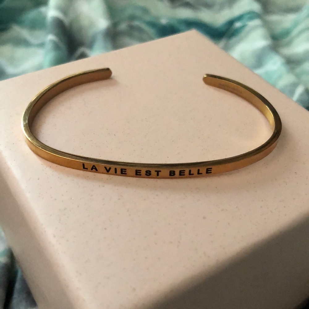 la vie est belle bracelet